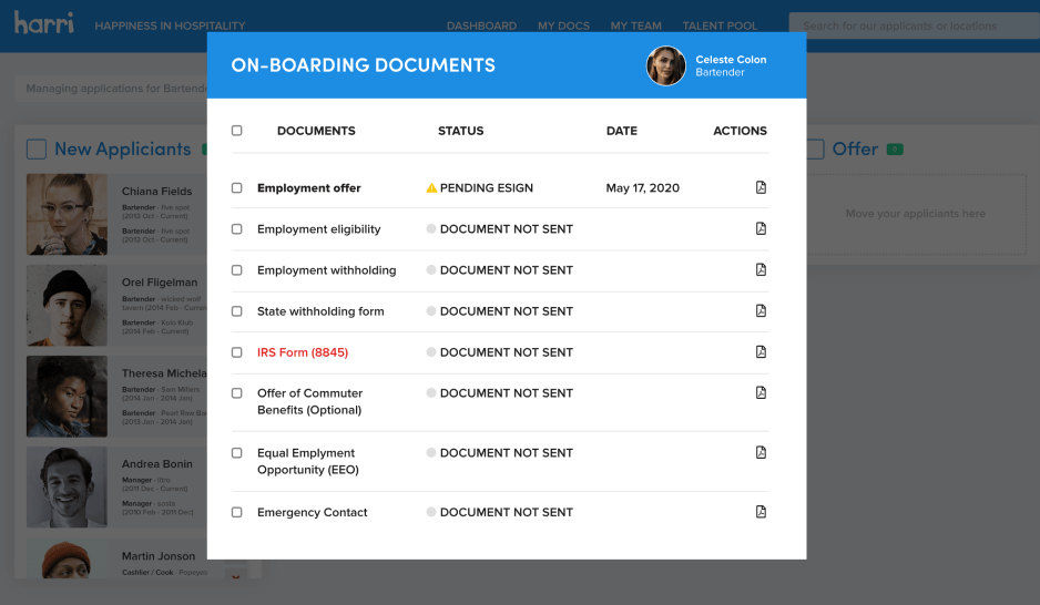 compliant hiring onboarding software